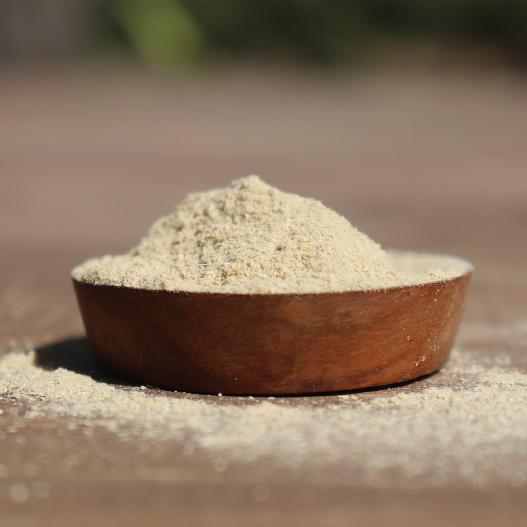 tige de citronnelle en poudre dans un bol
