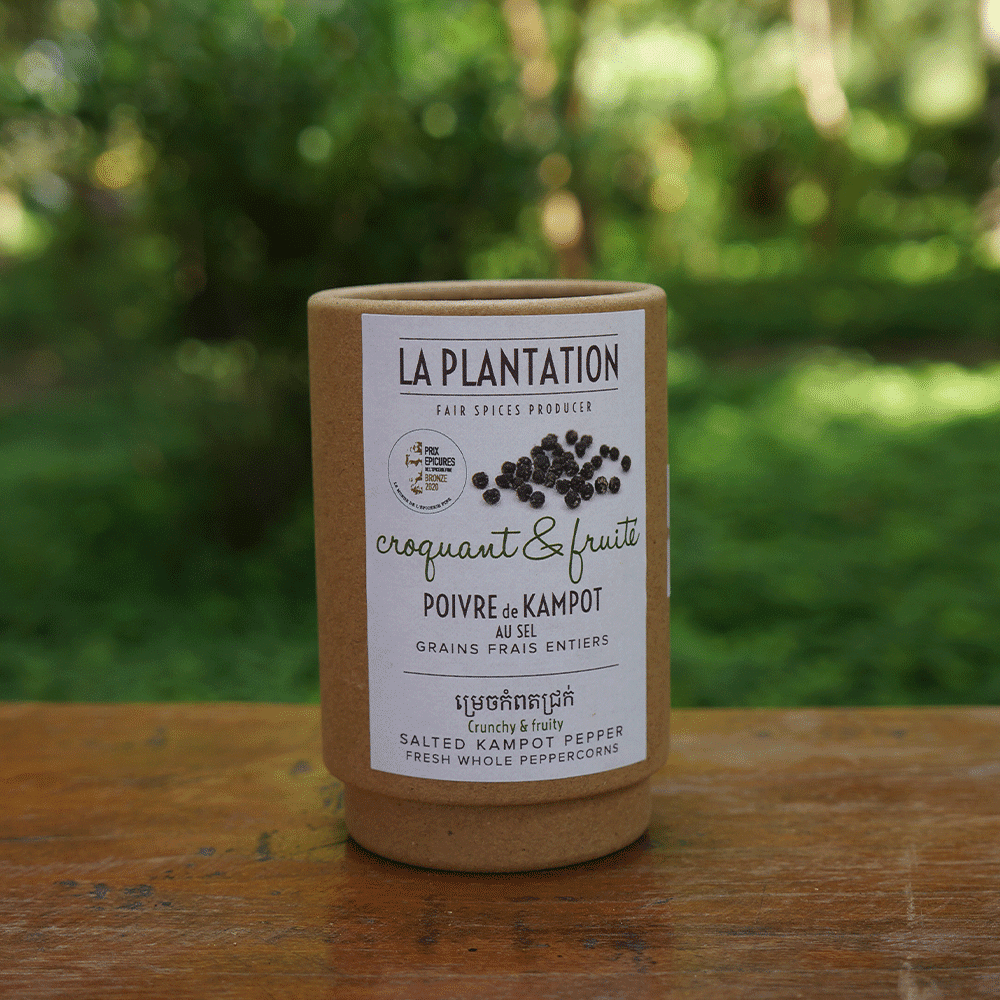 tube kraft de poivre fermenté au sel
