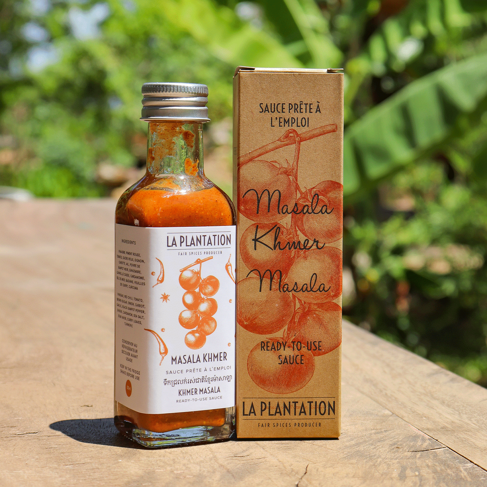 sauce masala khmer et emballage