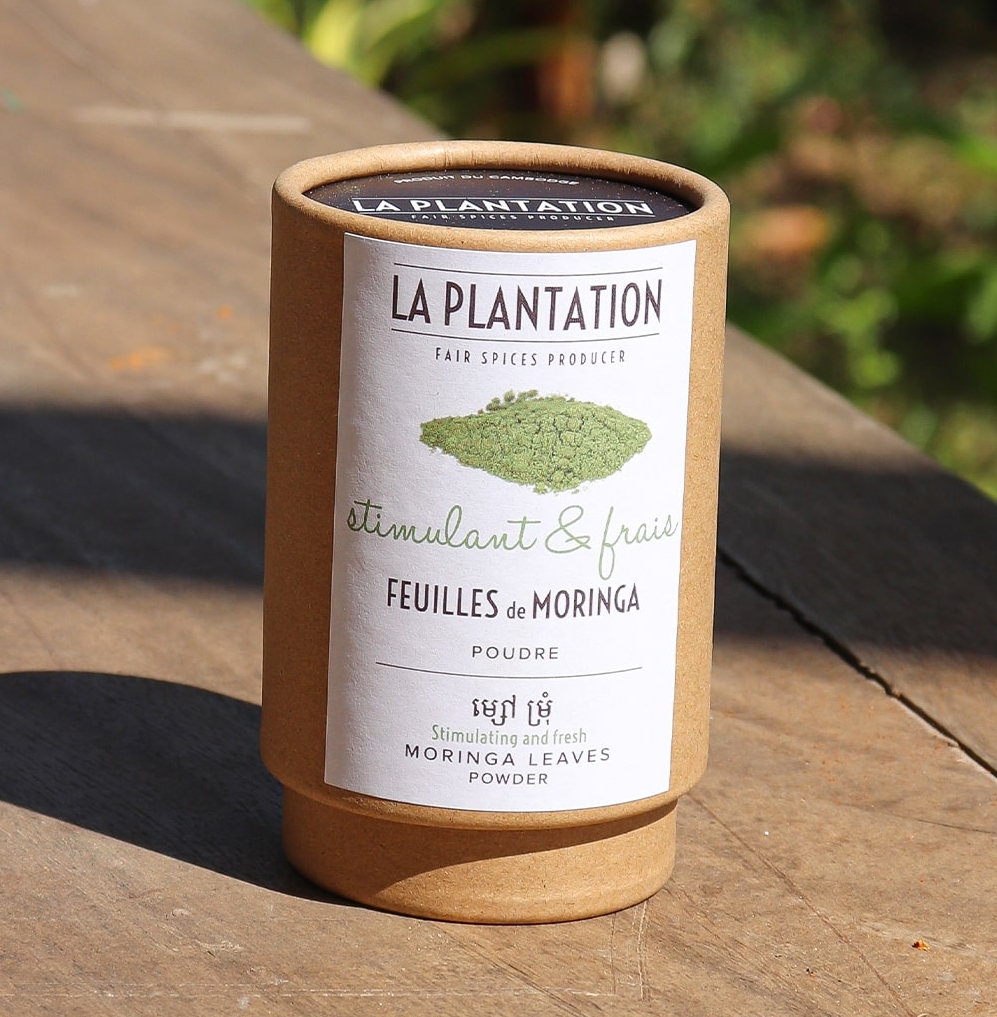 tube alimentaire kraft de moringa en poudre