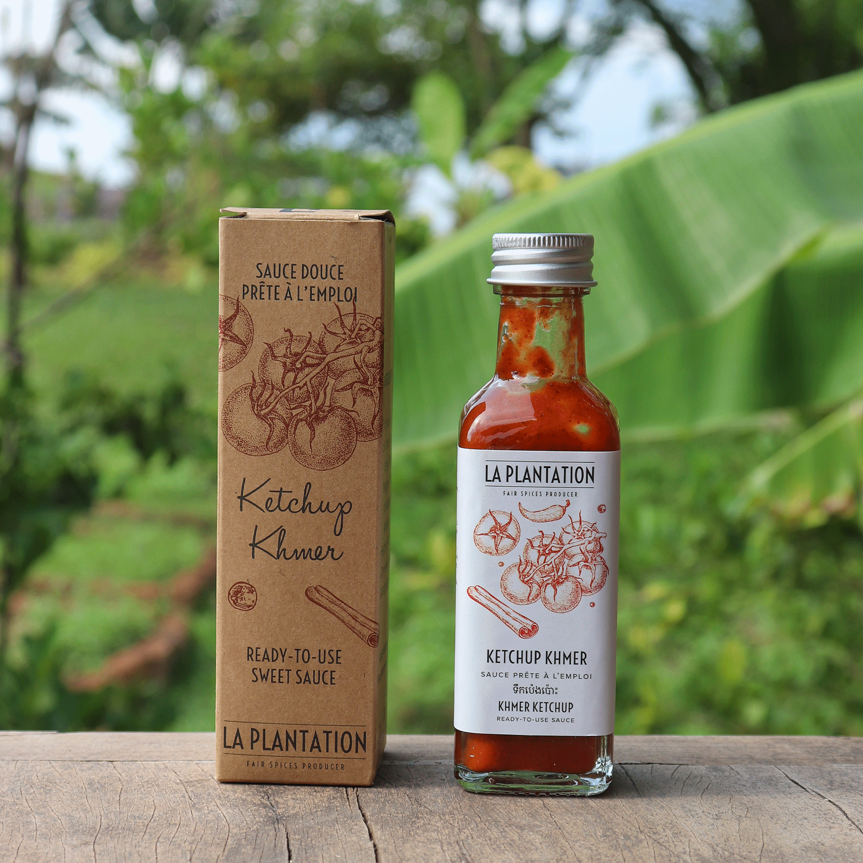 sauce ketchup artisanale et emballage