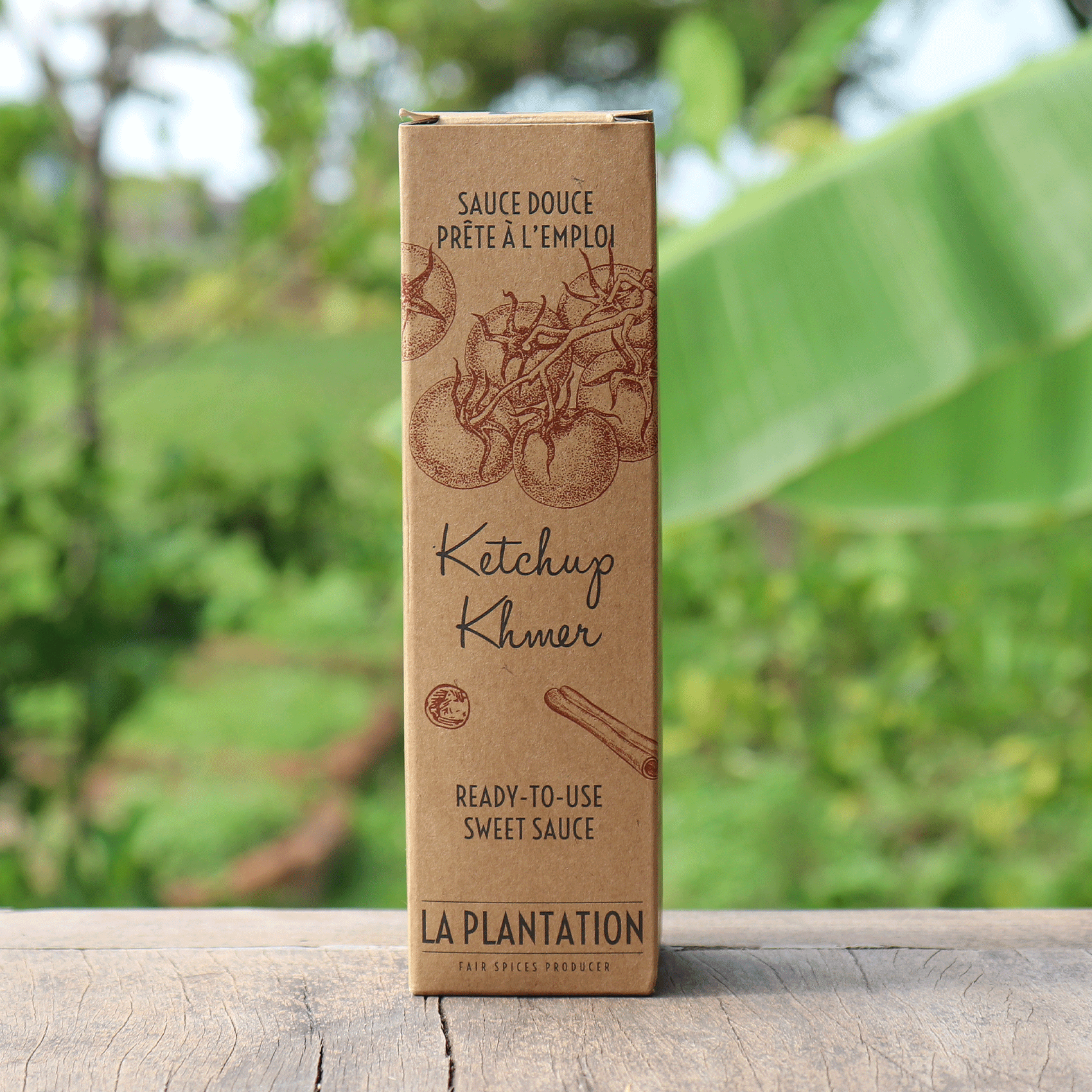 emballage de sauce ketchup artisanale