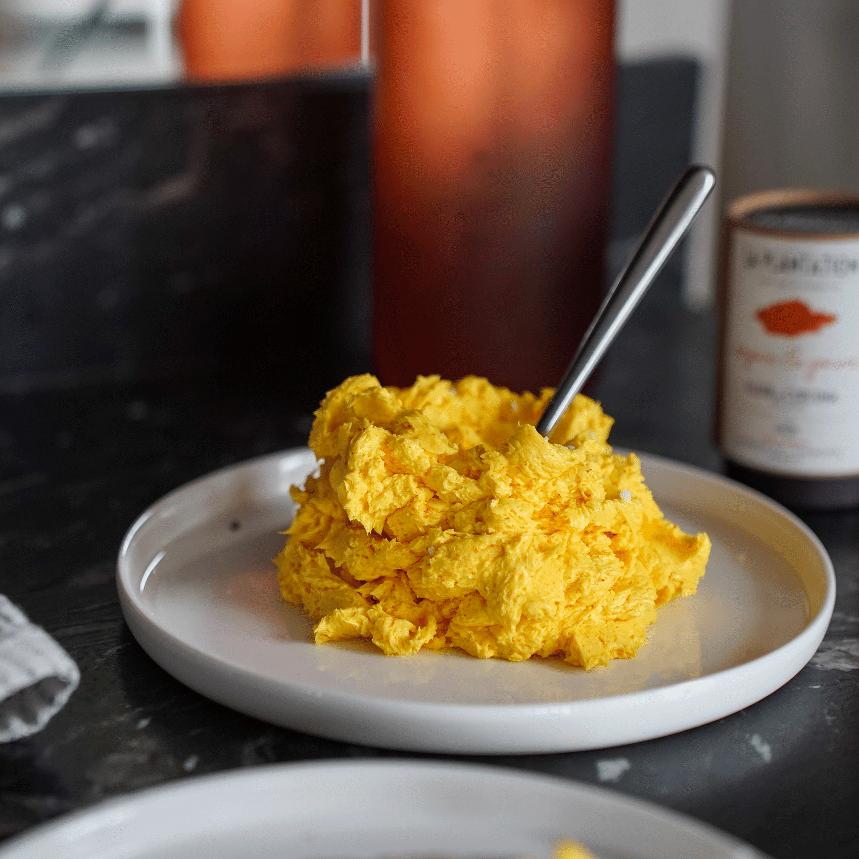recette de beurre au curcuma