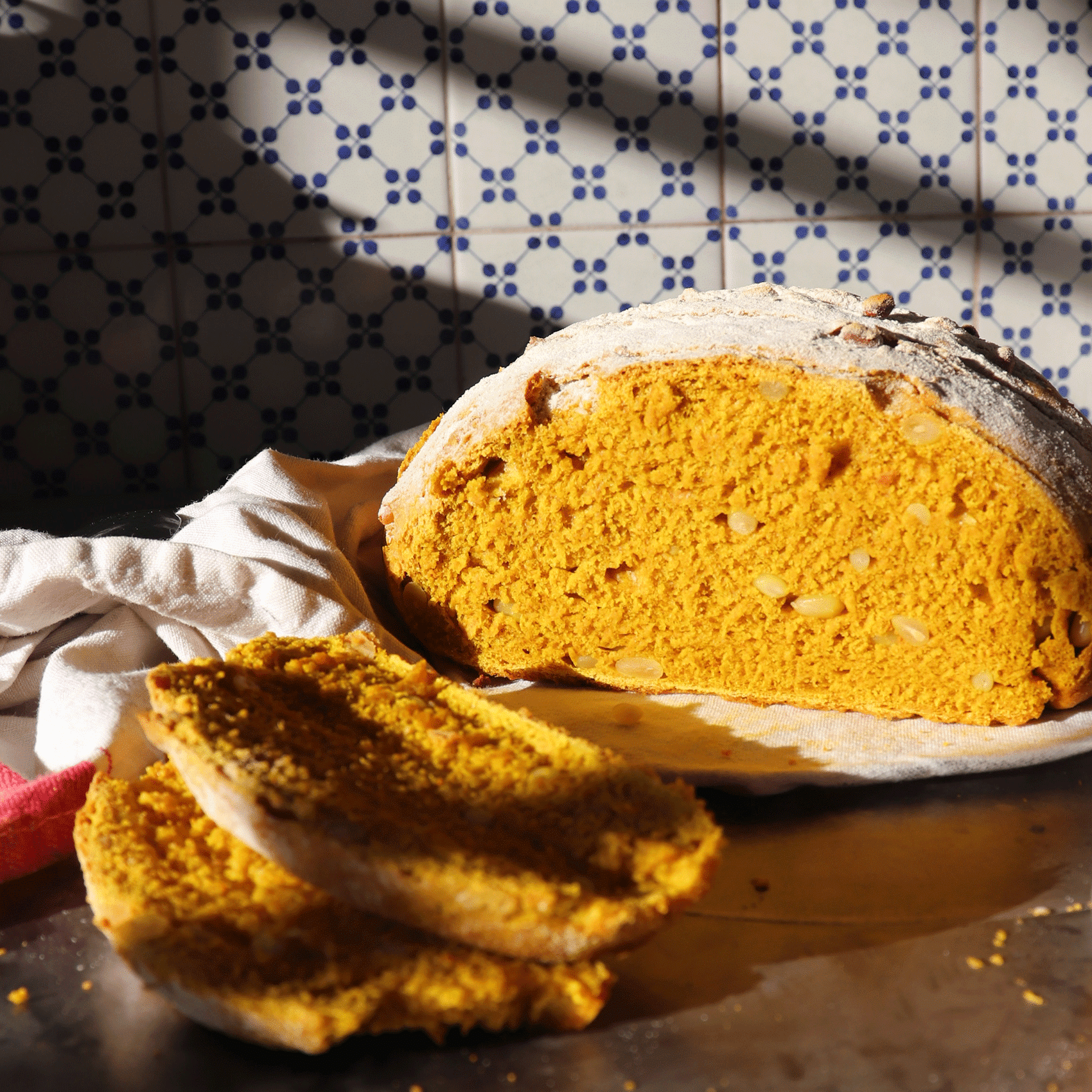 recette de pain au curcuma