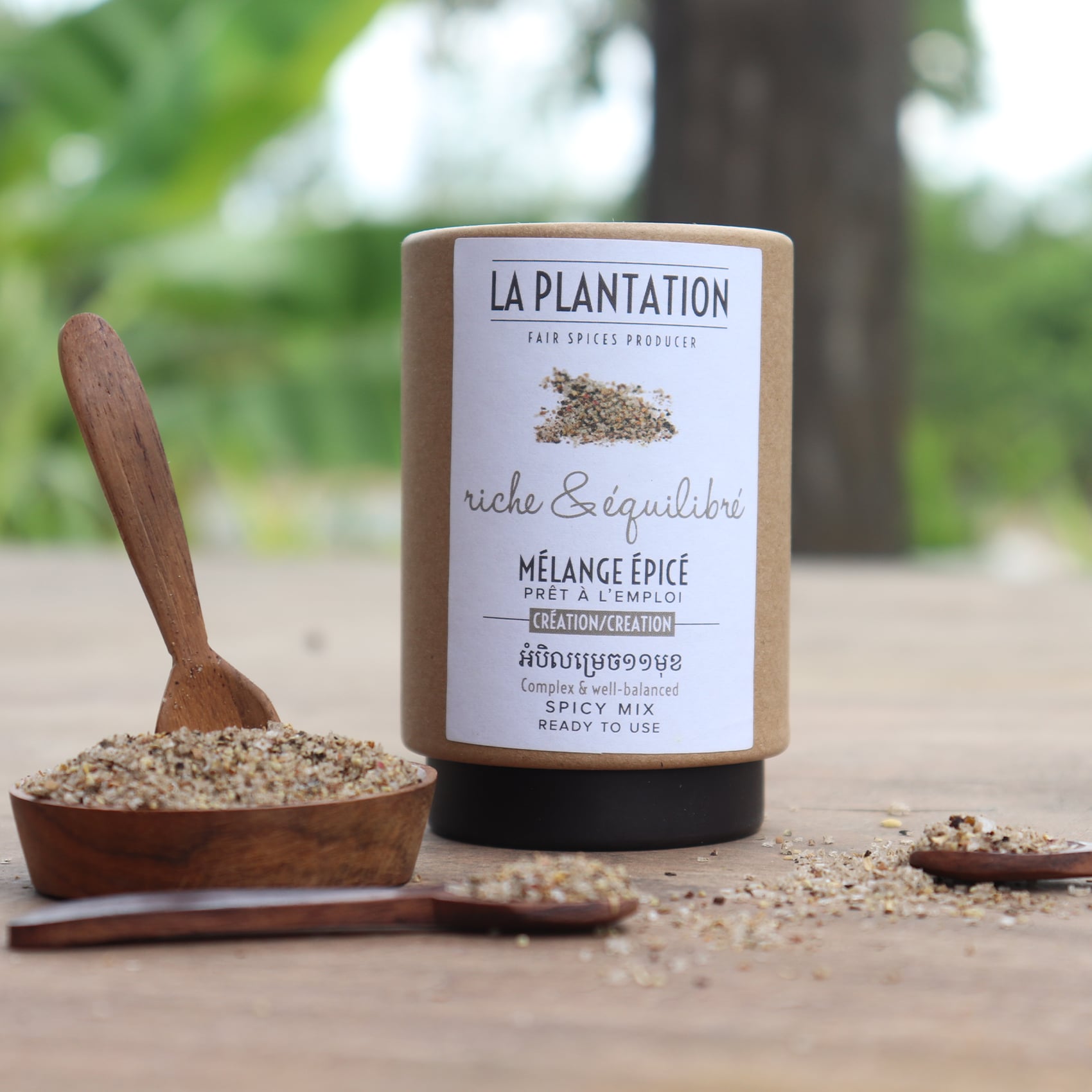 mélange épicé de la plantation