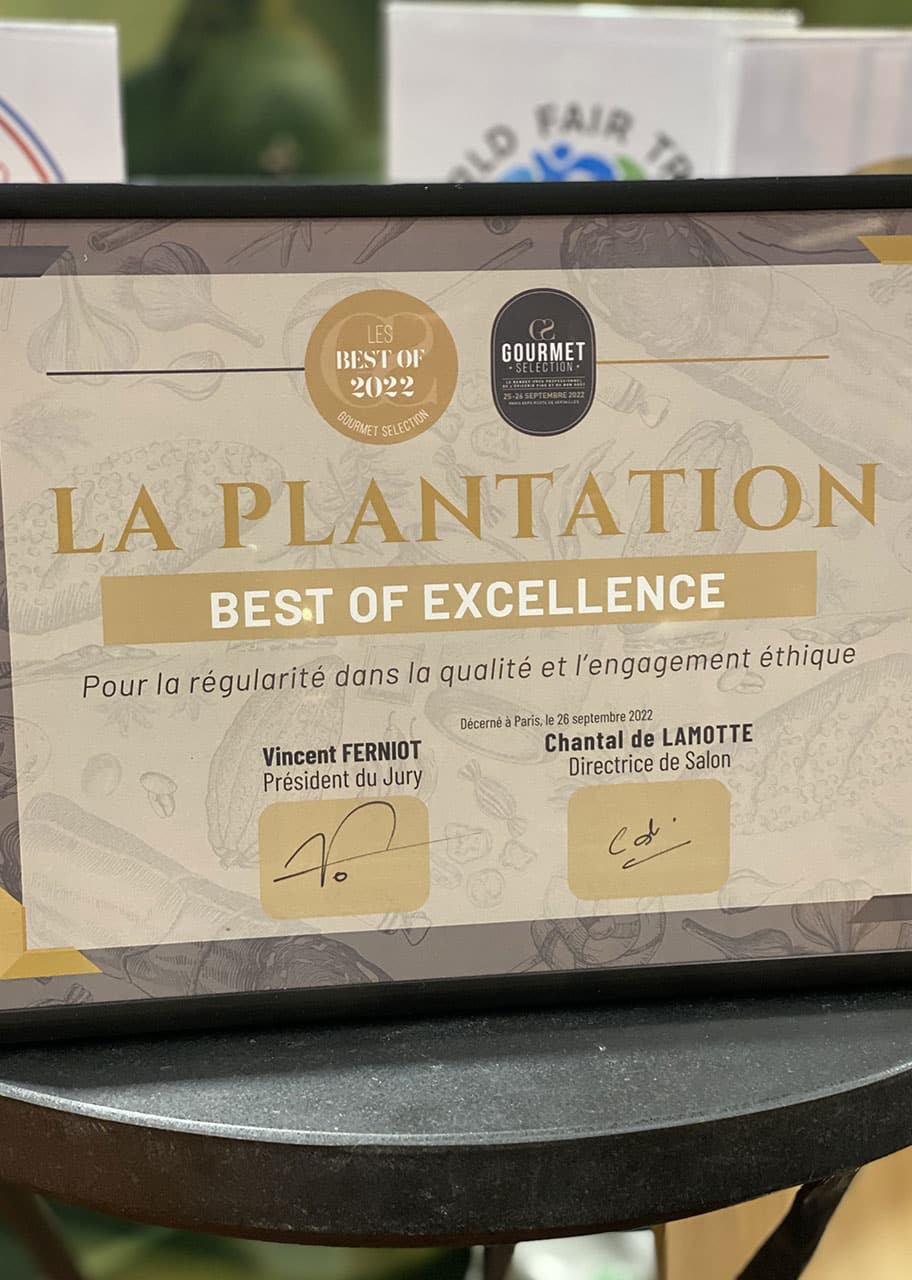 Best of Excellence de La Plantation