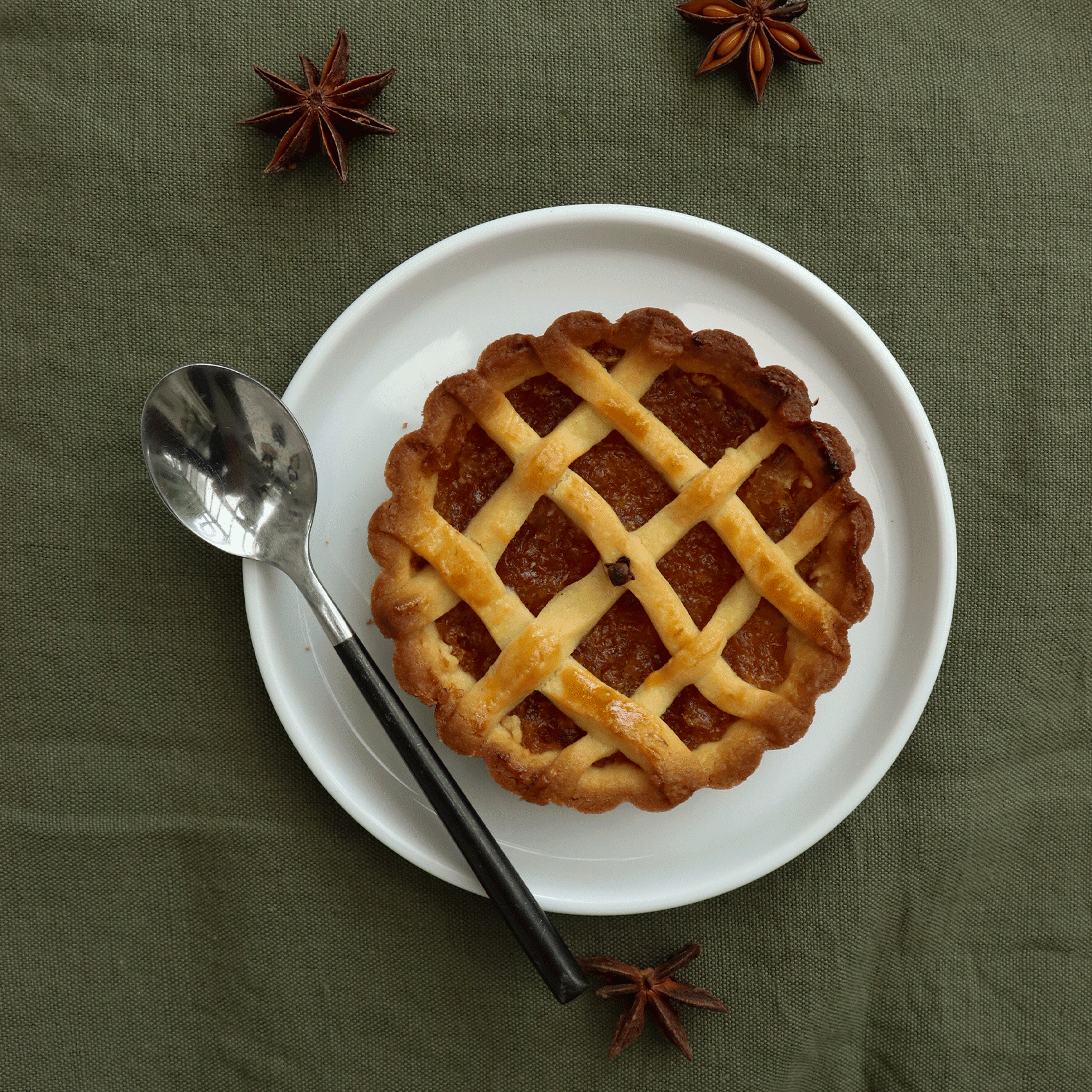 Torte auf einem Teller