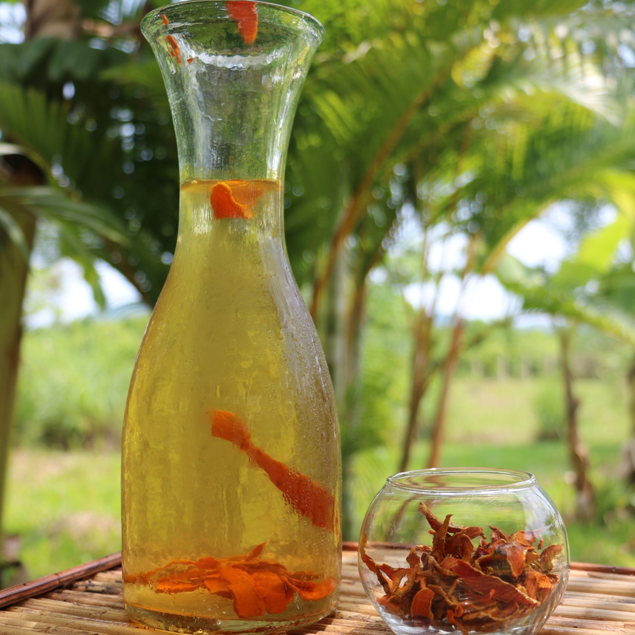 Infusion aux pétales de curcuma