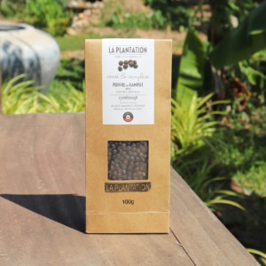 Paquet de poivres de Kampot noir en kraft
