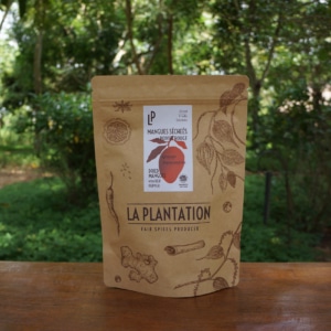 paquet de mangue séchée au poivre de kampot