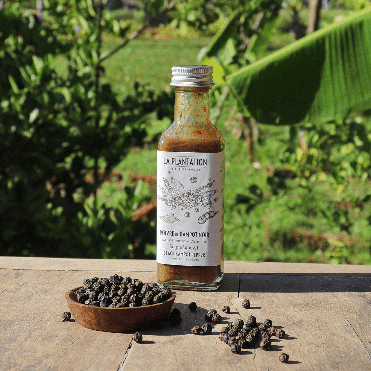 Sauce au poivre noir