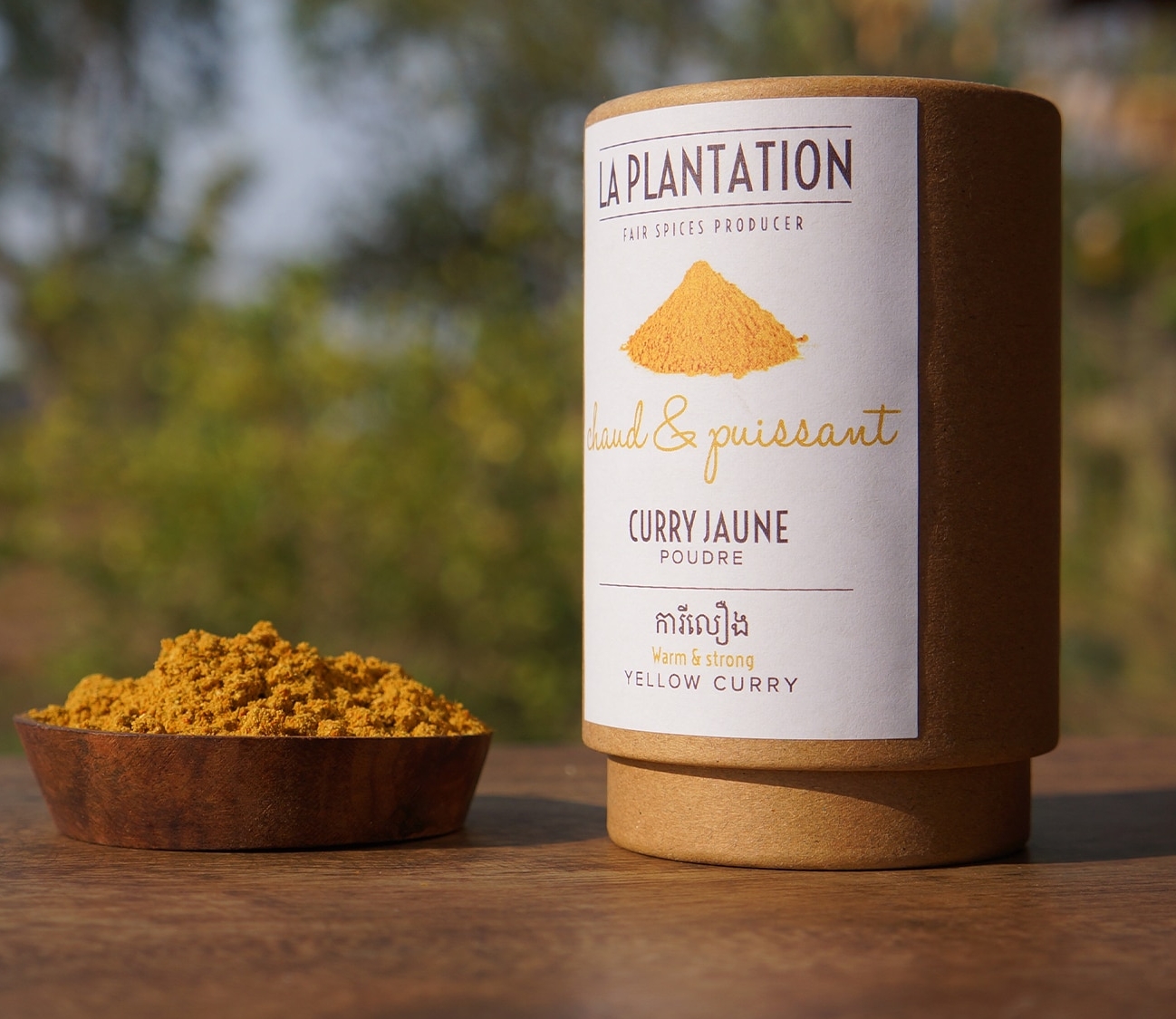 poudre de curry jaune du Cambodge