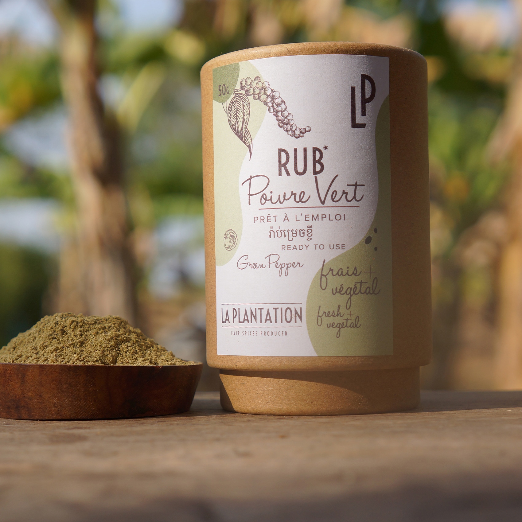 rub aux saveurs de poivre de kampot vert