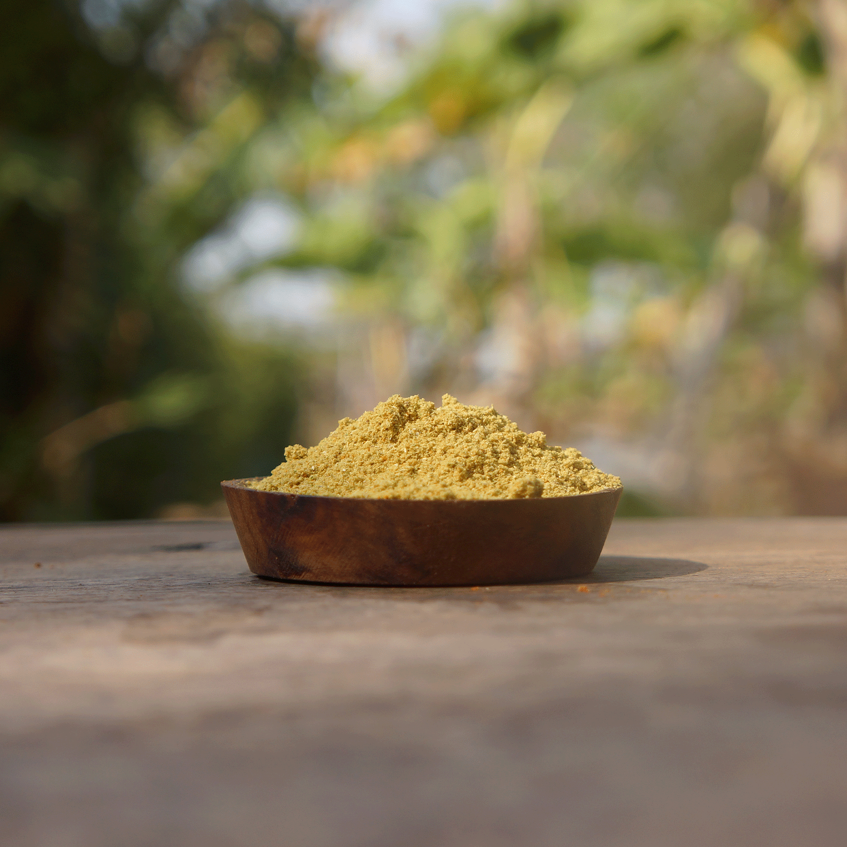 mélange d'épices rub en poudre dans une assiette