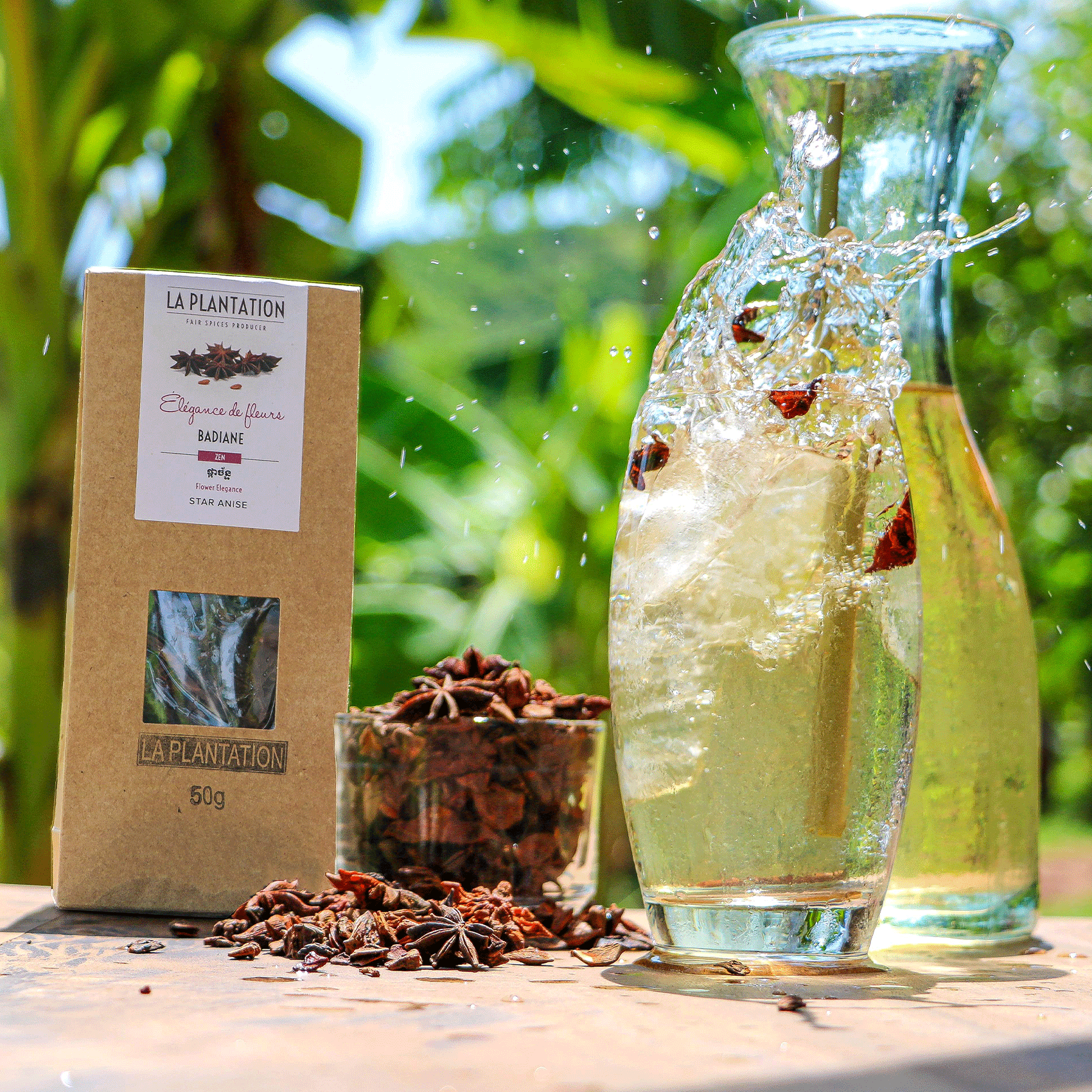 tisane artisanale avec avec anis étoilé