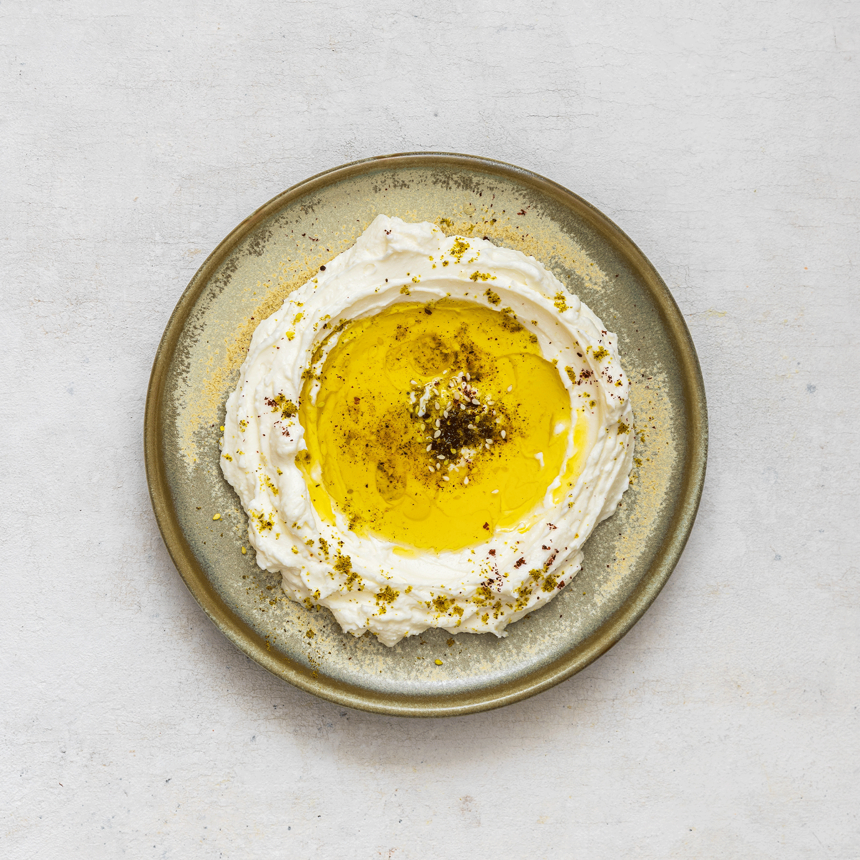 recette de labneh et zaatar