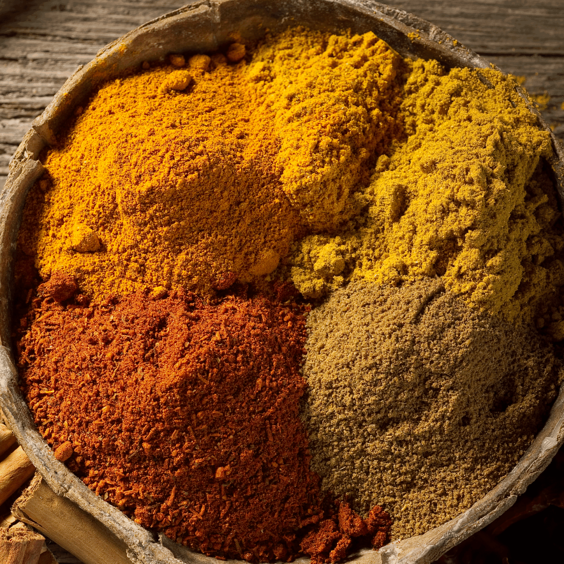 mélange de variétés de curry
