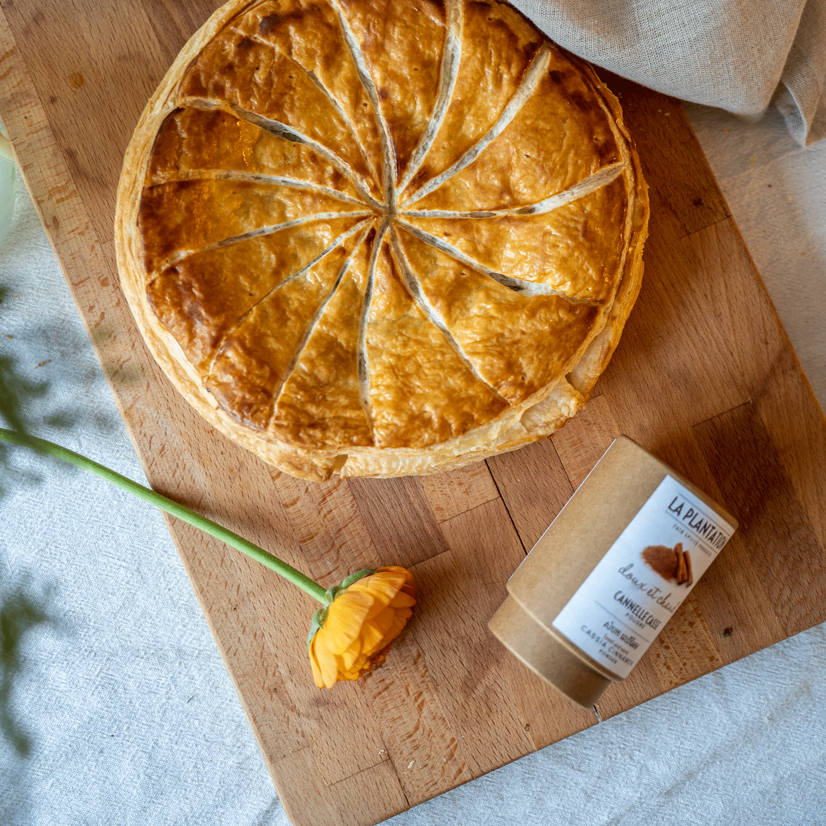 tarte au pomme à la cannelle