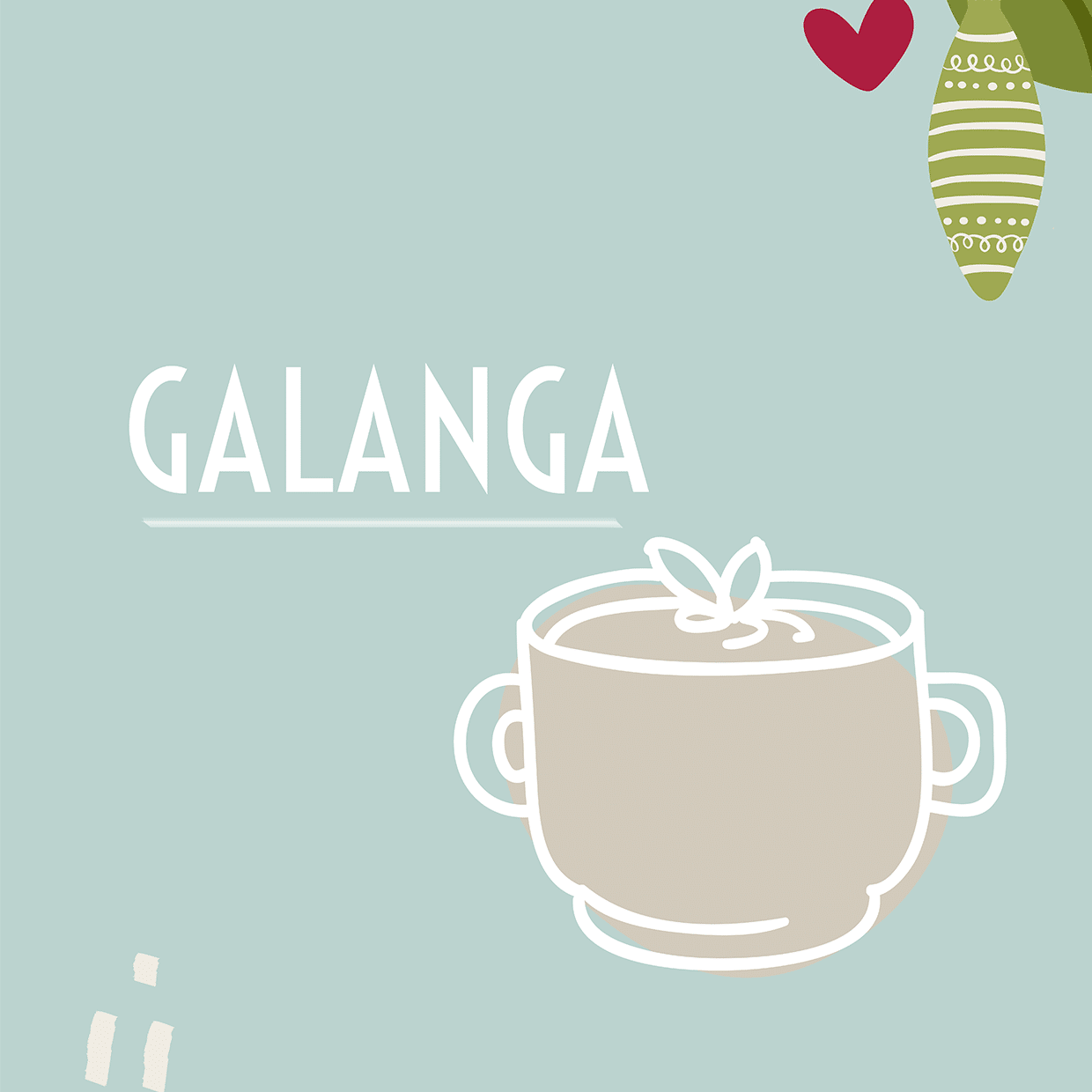 illustration galanga