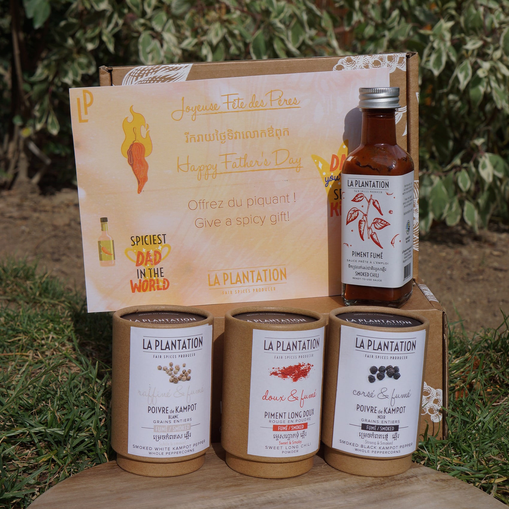 coffret d'épices pour la fête des pères