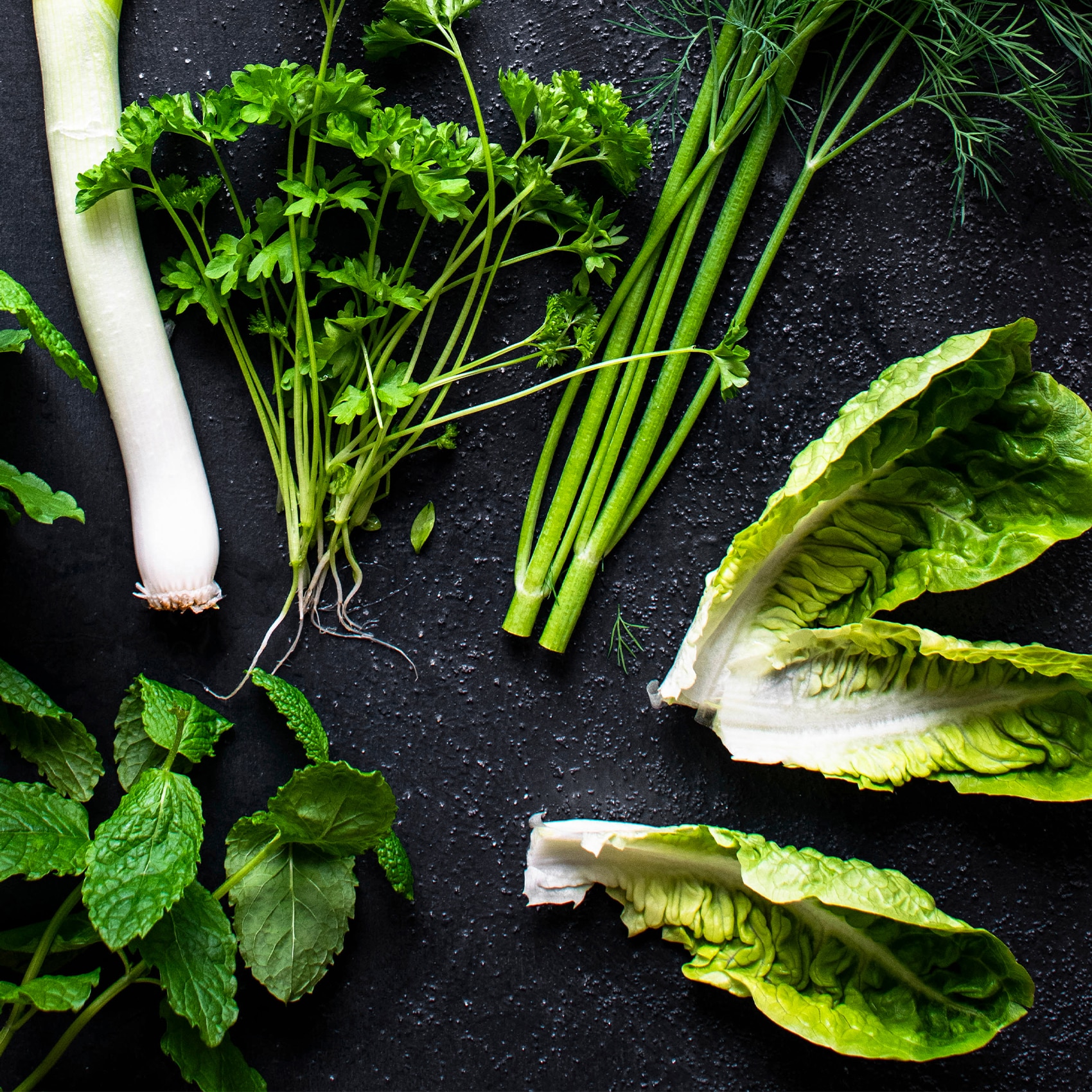 assortiment de légumes pour salade