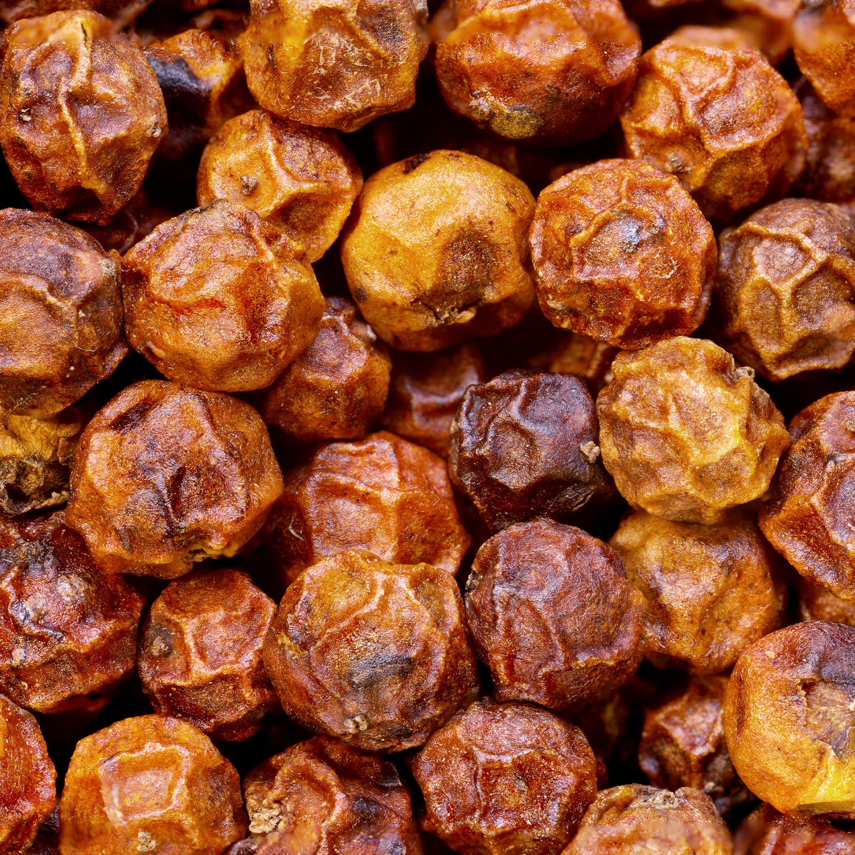 grains de poivres rouges séchés