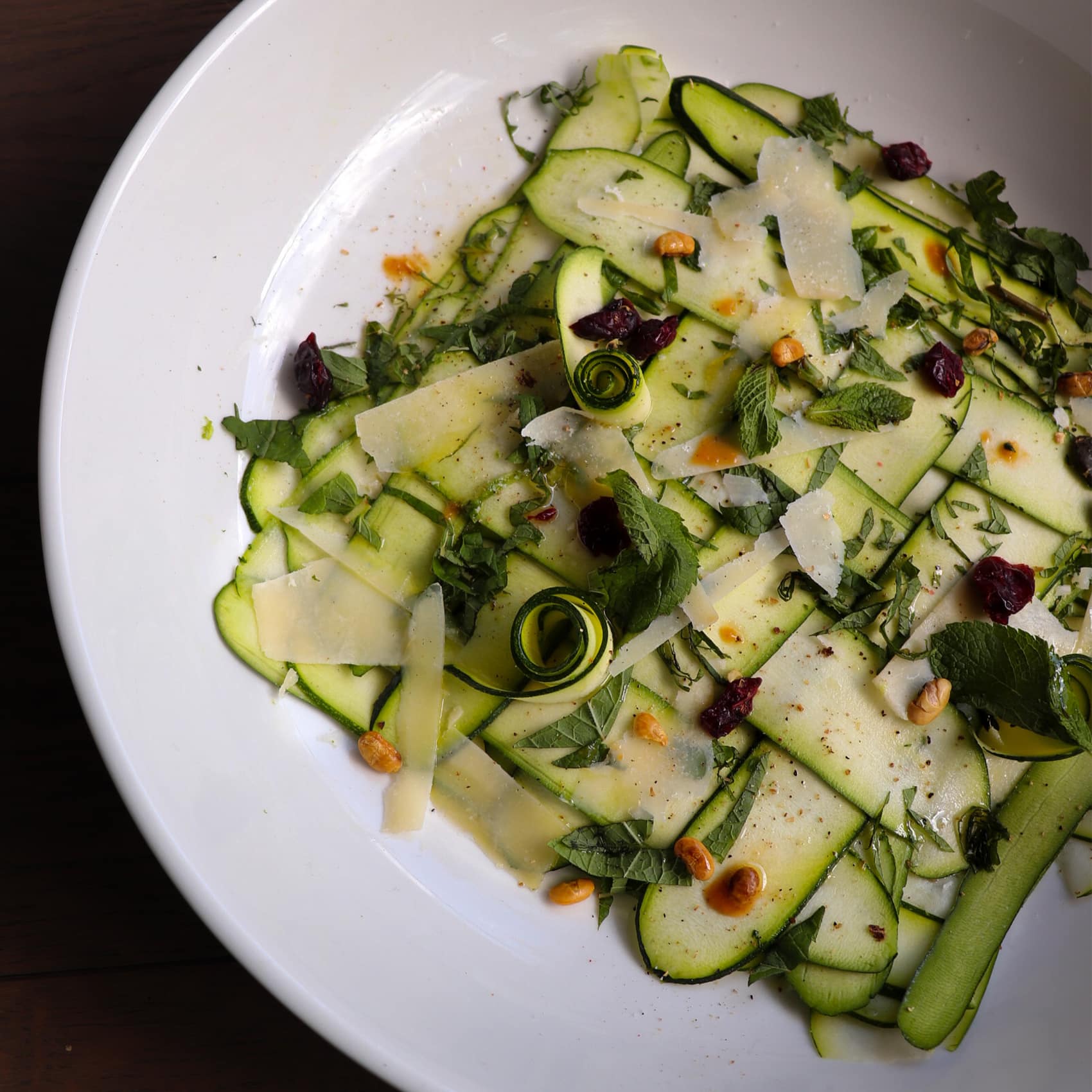 recette de tagliatelles de courgettes