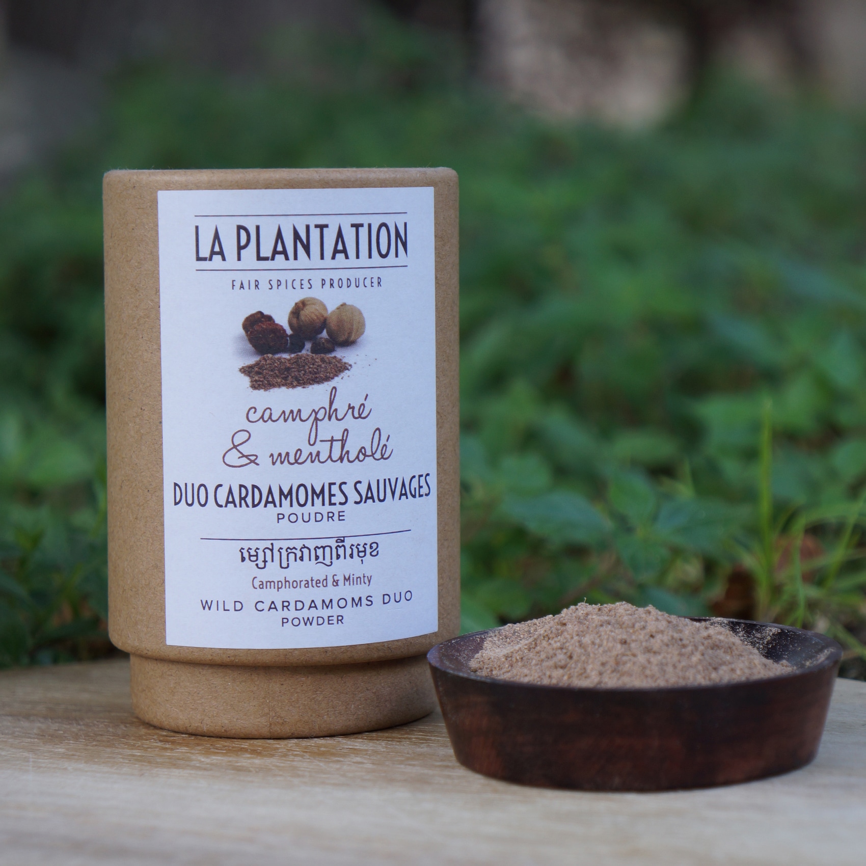 cardamomes sauvages en poudre