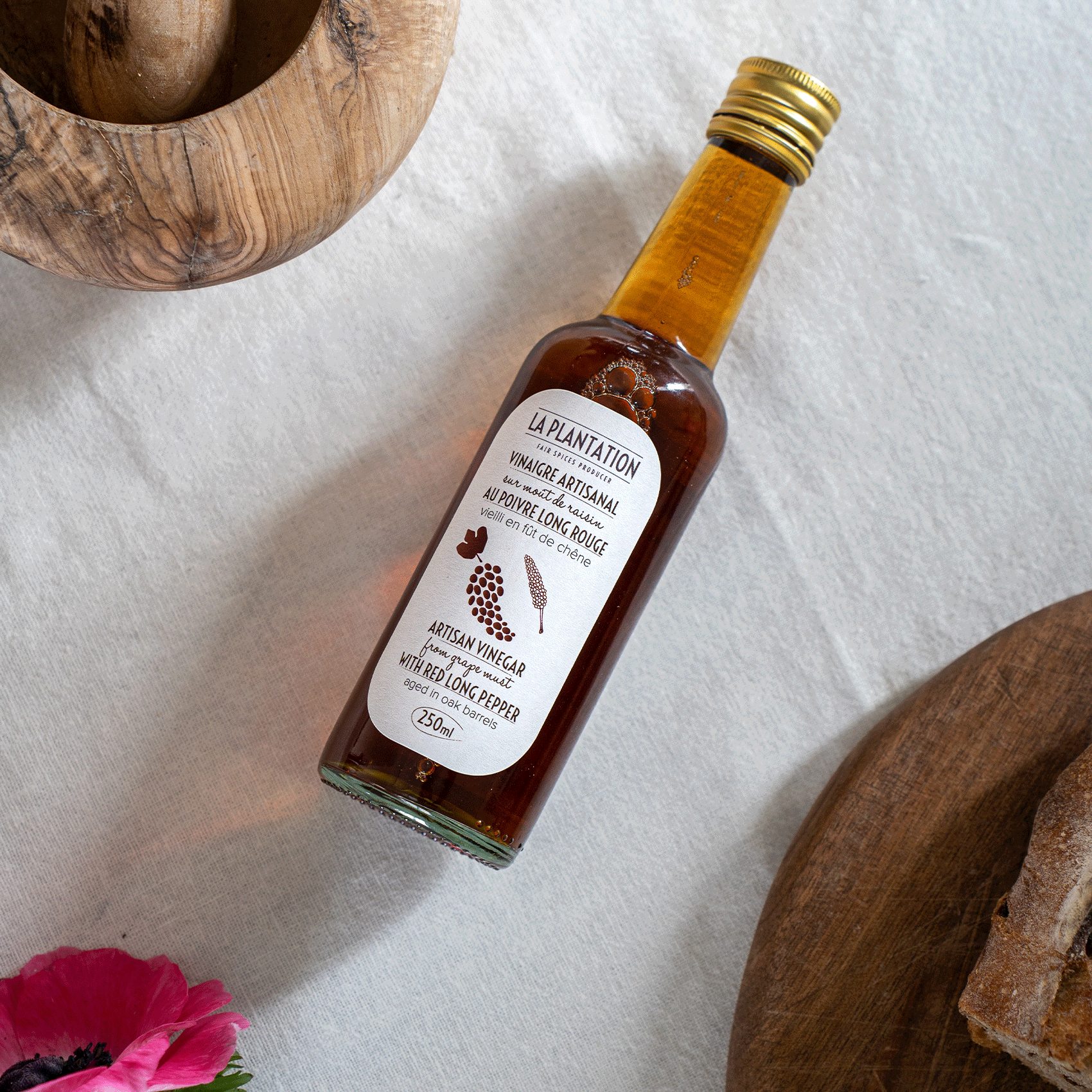 petite bouteille de vinaigre artisanale