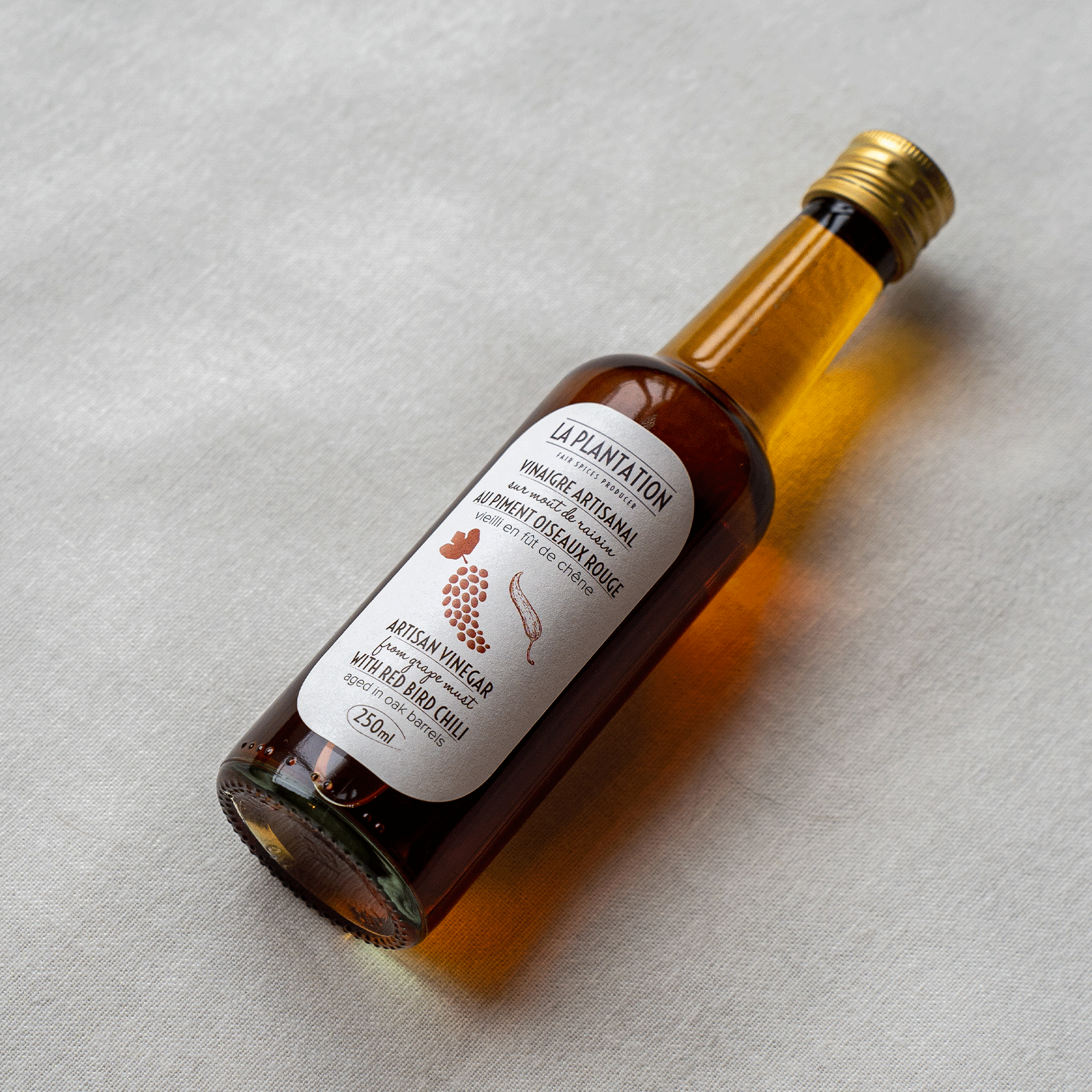 bouteille de vinaigre au piment