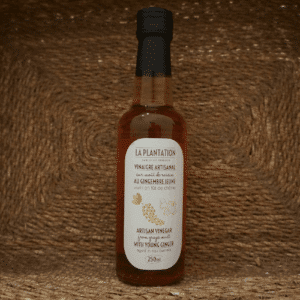bouteille de vinaigre au gingembre