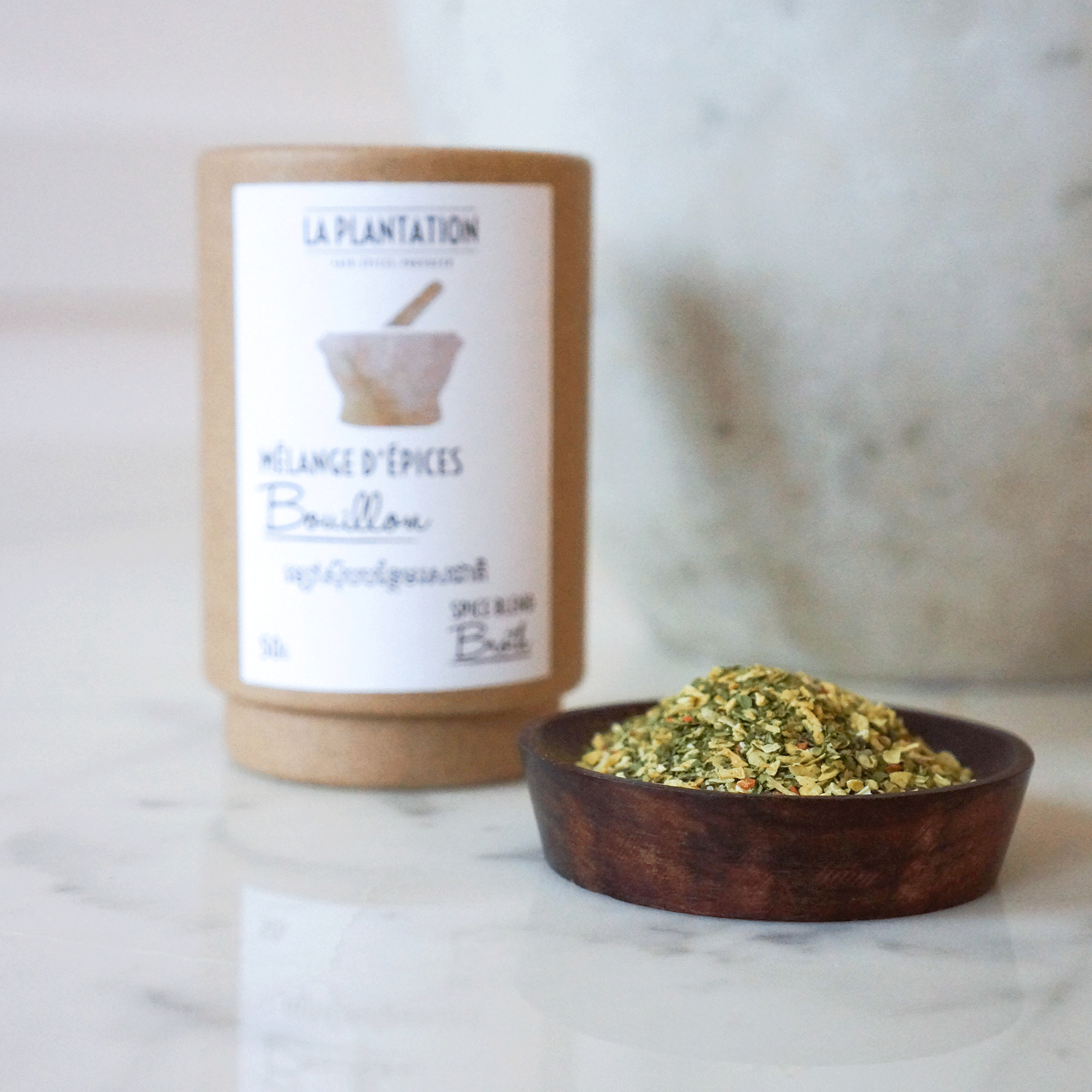 spice mixes broth in a jar