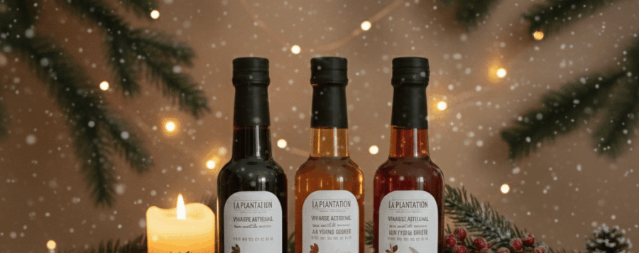 Auswahl an handwerklich hergestellten Essigen