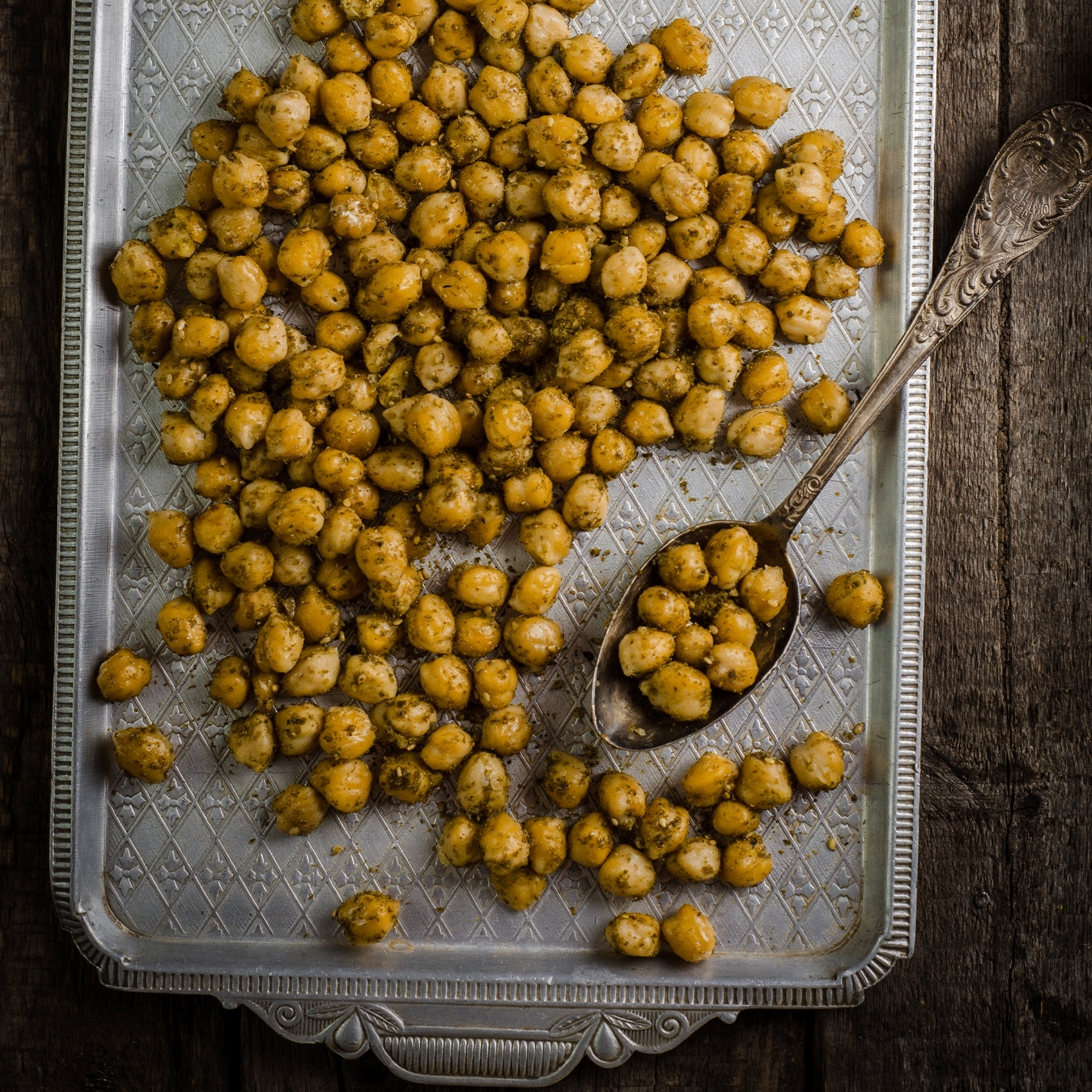 pois-chiches grillés au four