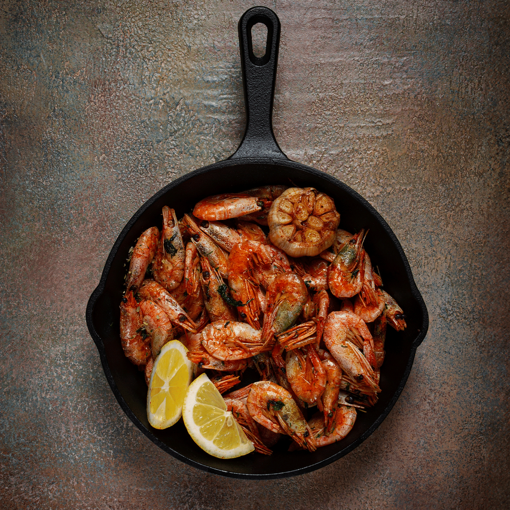 casserole de crevettes au citron