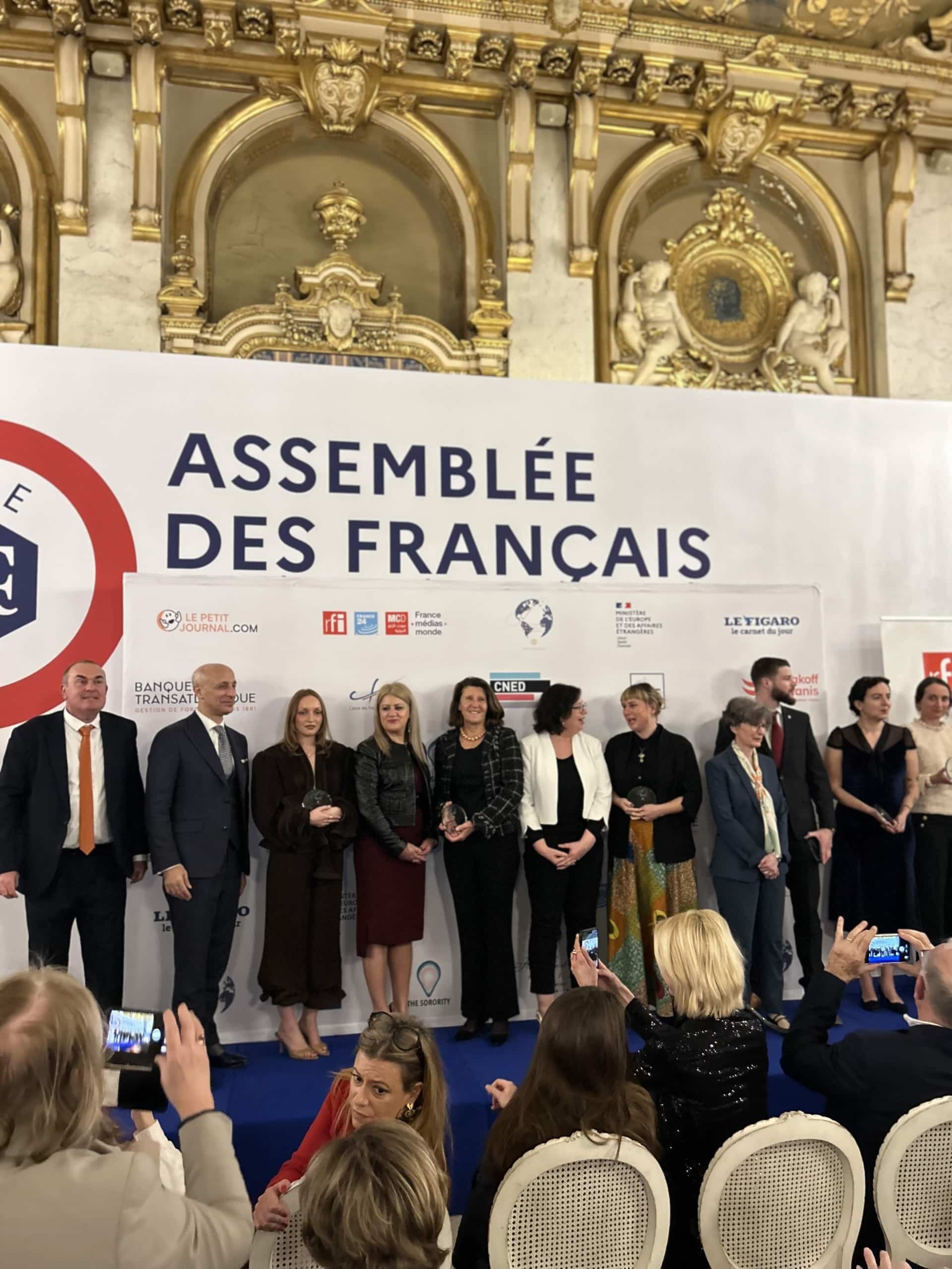 Trophée des Français de l'étranger 2026 remis à Nathalie Chaboche pour La Plantation