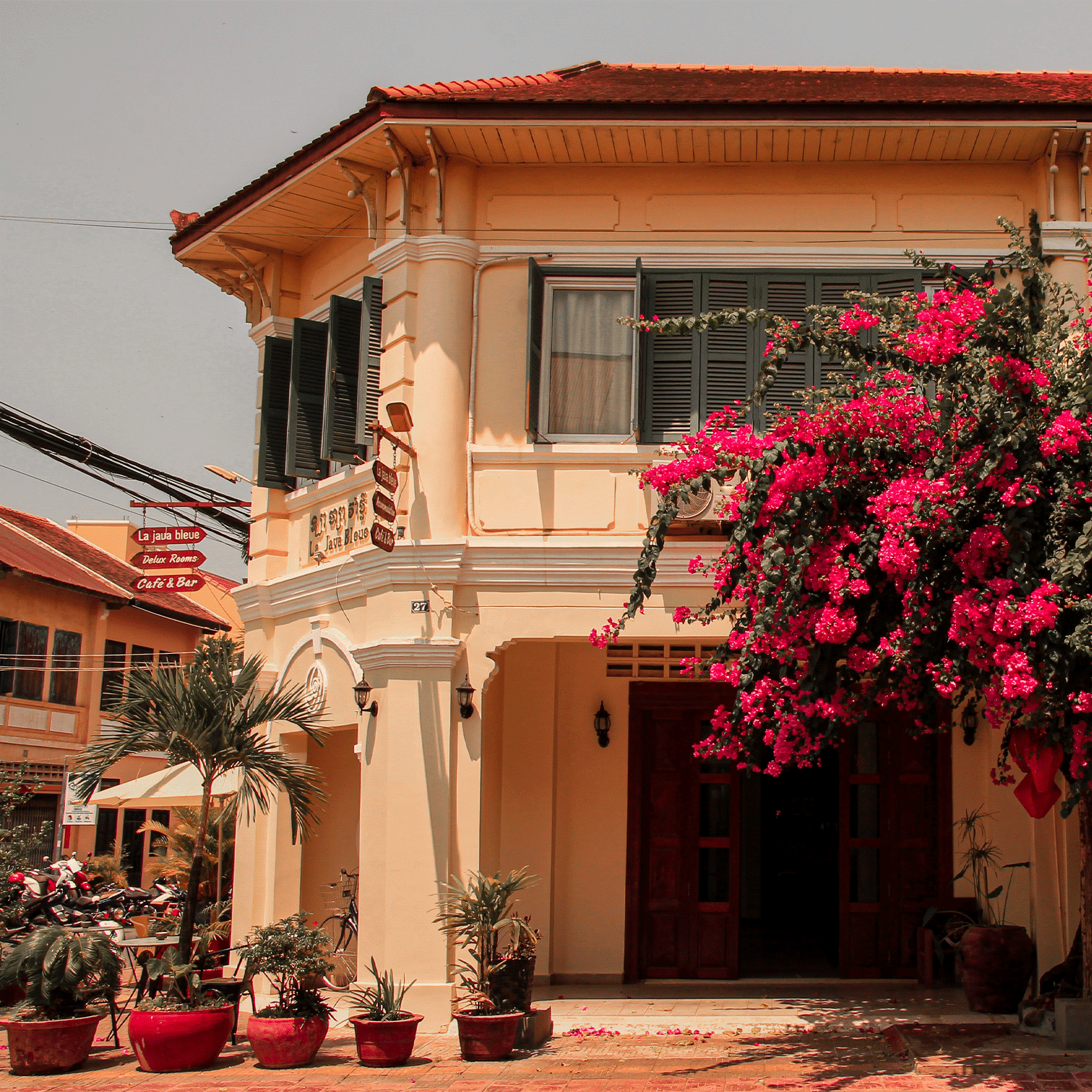 façade de la boutique de la plantation