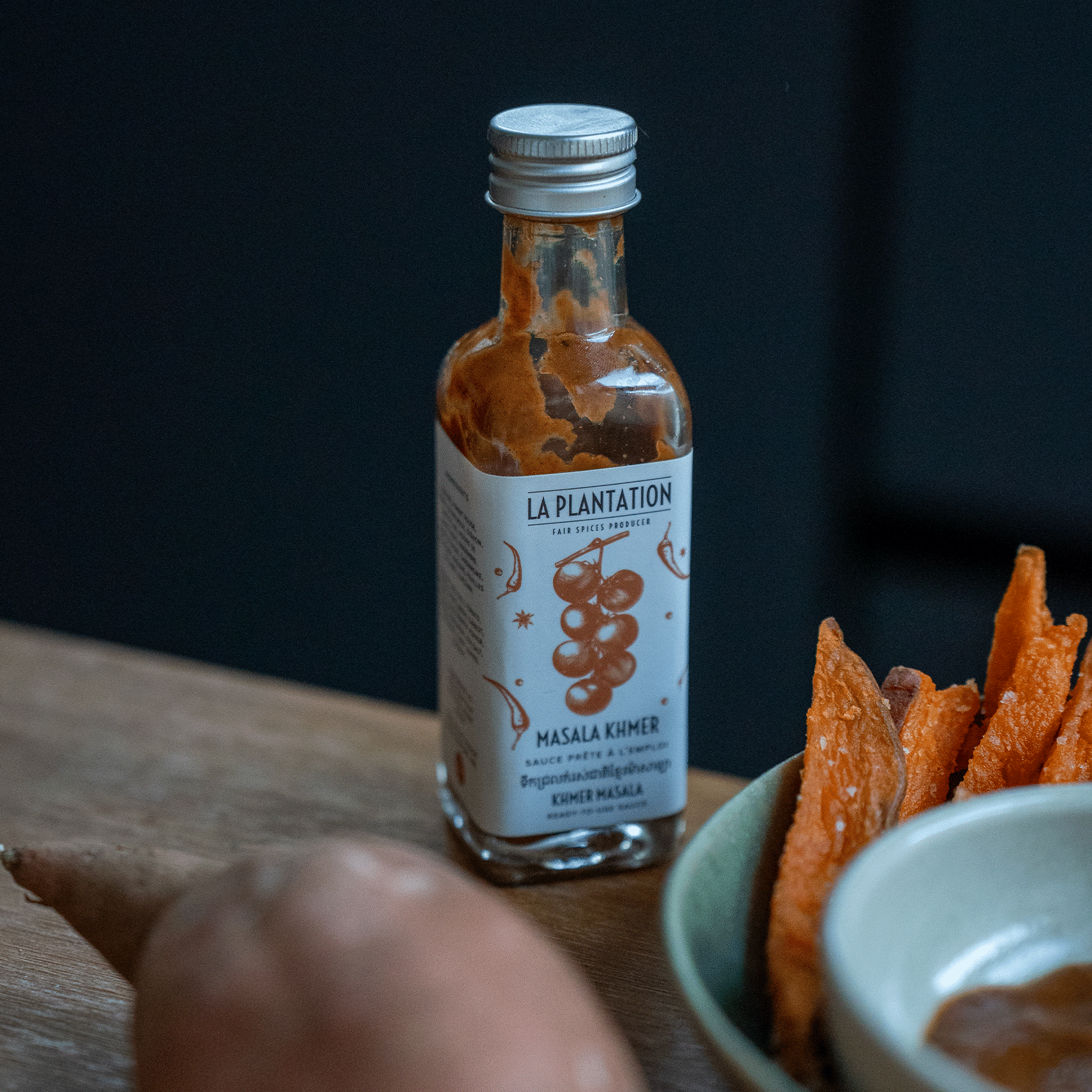 bouteille de sauce masala khmer