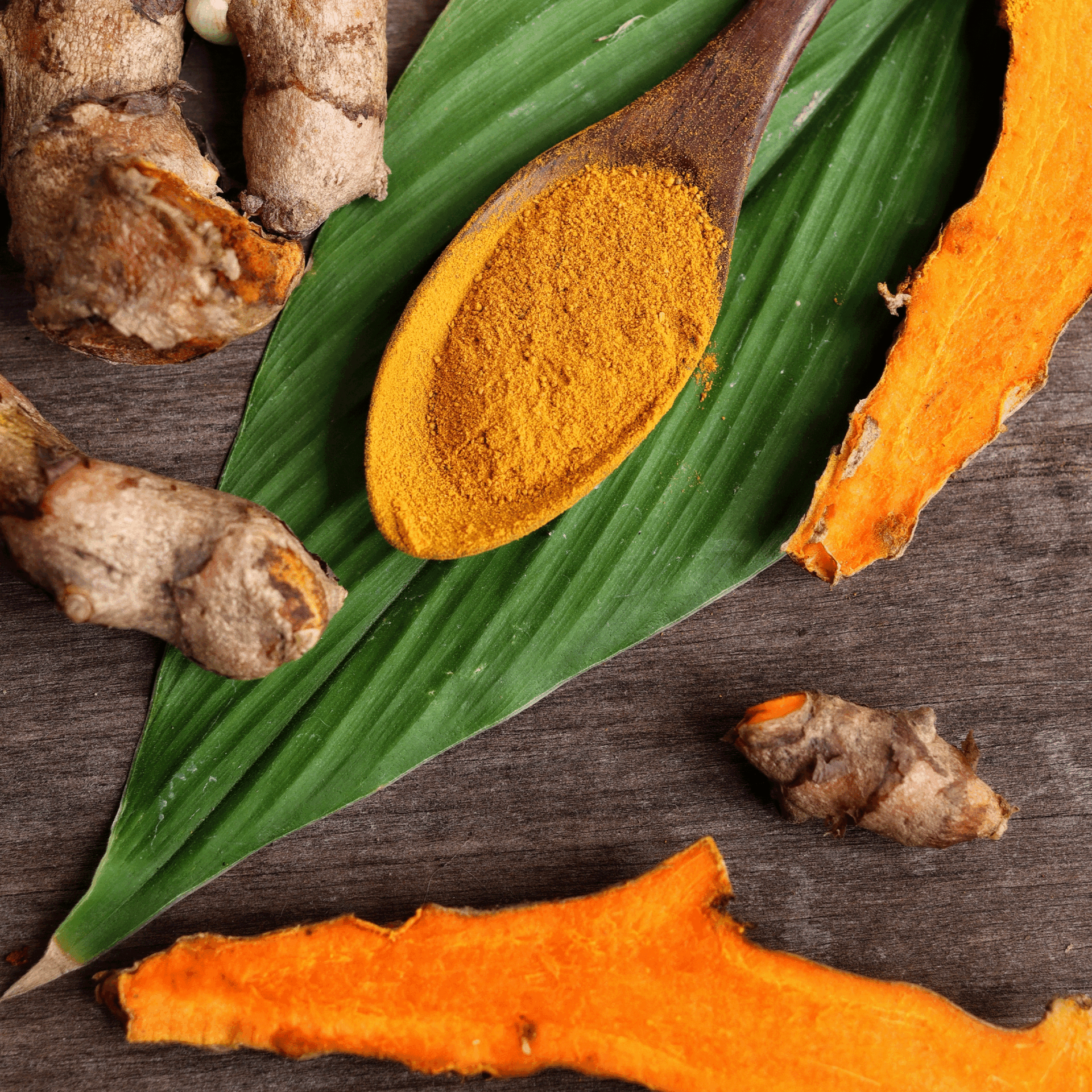 turmeric in various forms