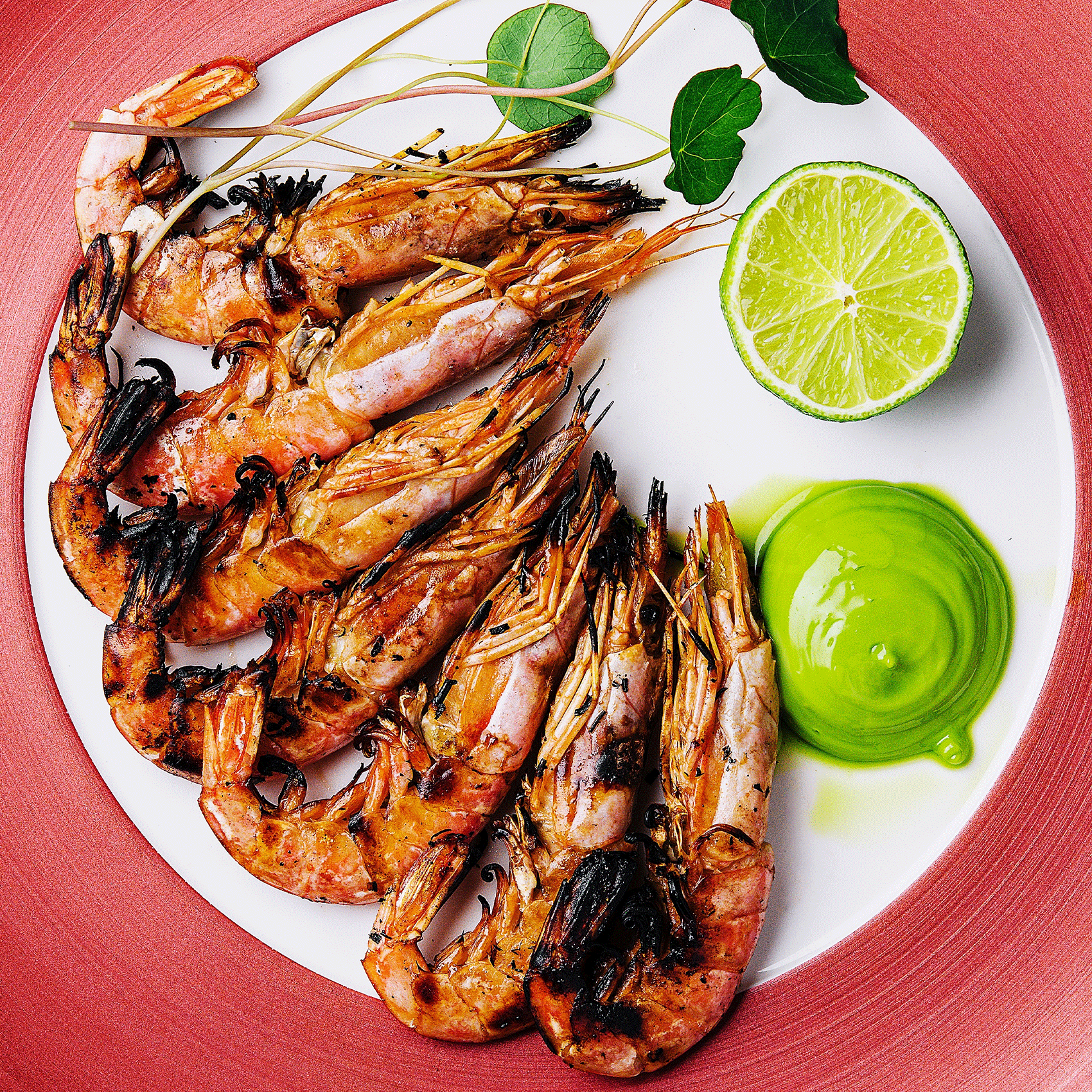 crevettes grillées au barbecue