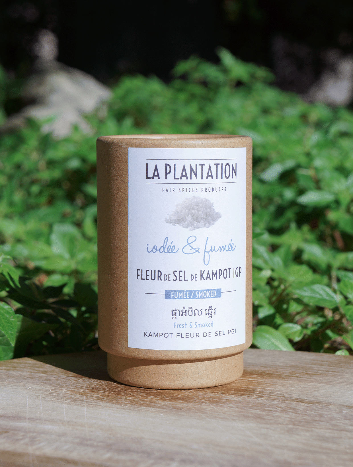 tube en kraft alimentaire de fleur de sel fumée