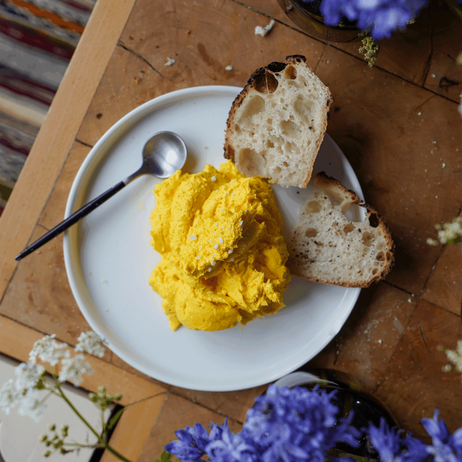 beurre fait maison au curcuma