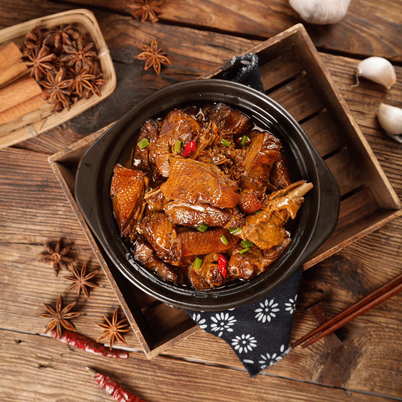 recette de poulet aux épices en cuisson lente