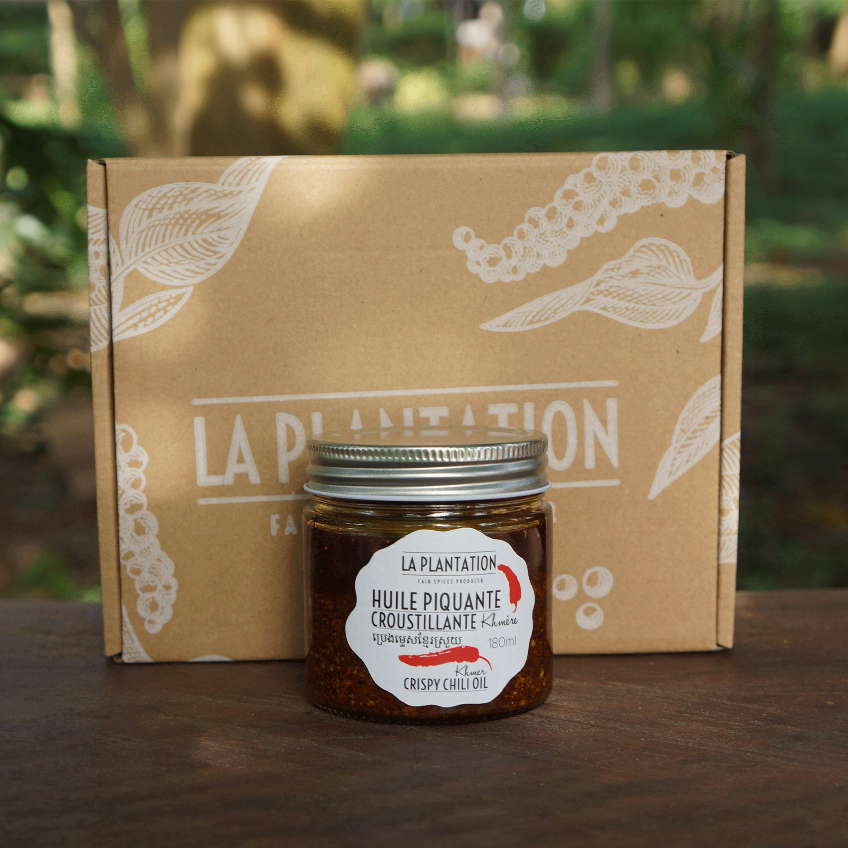 huile croustillante et coffret cadeau de la Plantation